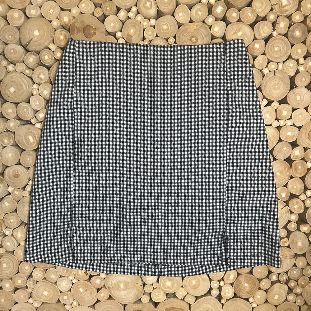 John Galt Black and White Pencil Skirt